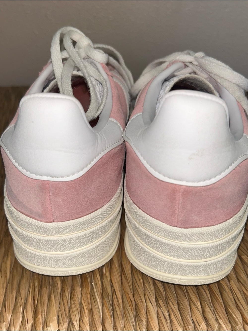 Adidas Gazelle Pink Suede Platform Sneakers IG6653 womens - Picture 3 of 7
